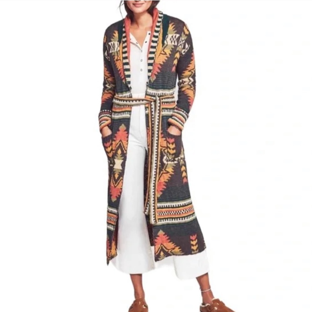 Gorgeous Faherty Paloma Duster Cardigan Large NWT